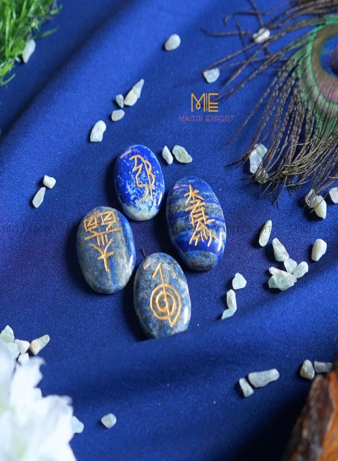 Maitri Export Reiki Symbol Crystal Stone Set 4 pc for Reiki Healing and Crystal Healing Stones(Cho ku rei, Sei he ki, Hon sha ze sho nen, Dai ko myo) - Image 3